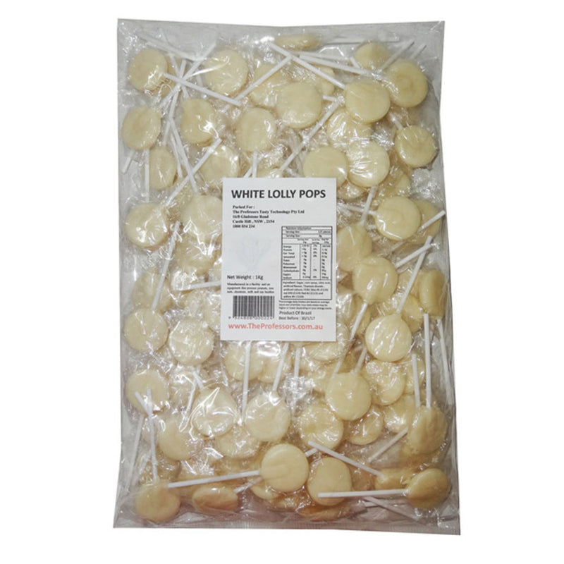 Søde godbidder flade pops 1 kg (ca. 125 pc)