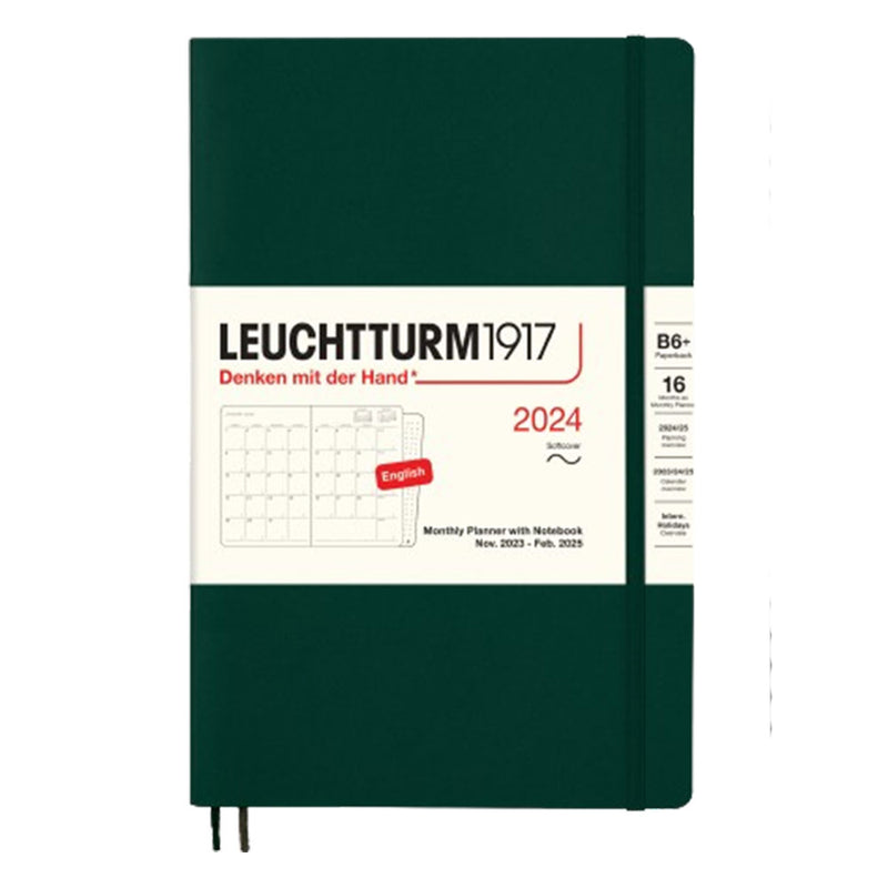 2024 B6+ Månedlig Planner & Notebook (Paperback)