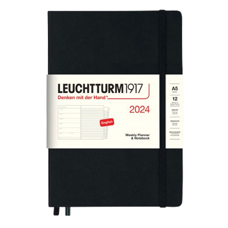 2024 A5 Uge Planner & Notebook med pjece