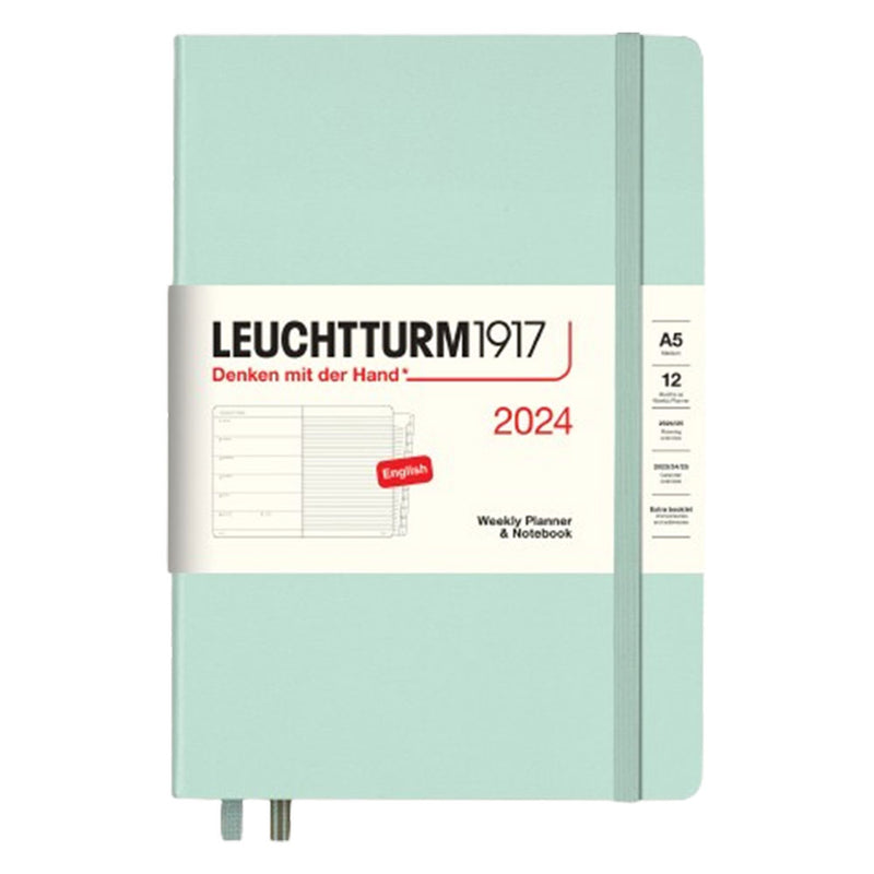 2024 A5 Uge Planner & Notebook med pjece