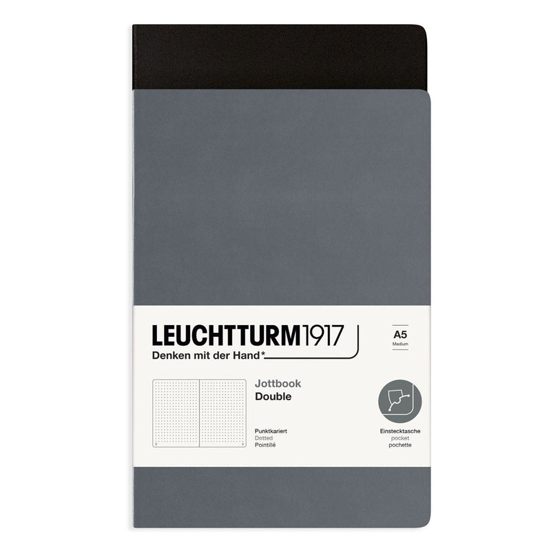 Leuchtturm Twin Pack Jottbook Dotted A5