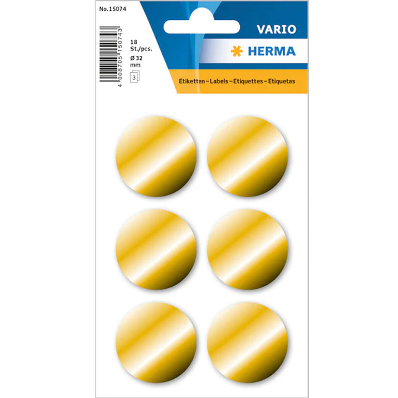 Herma Multi-Purpose Labels (Gold)