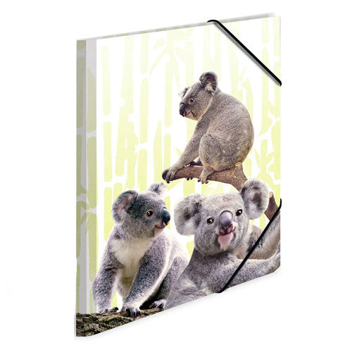 Herma Elasticated PP Folder Koala Family