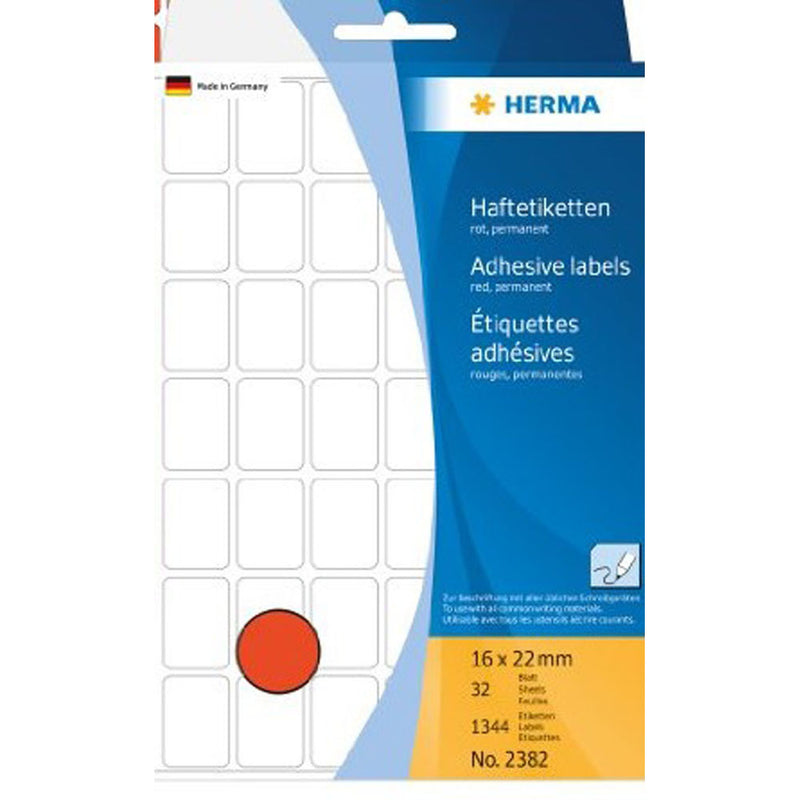 Herma Multipurpose Labels (Red)