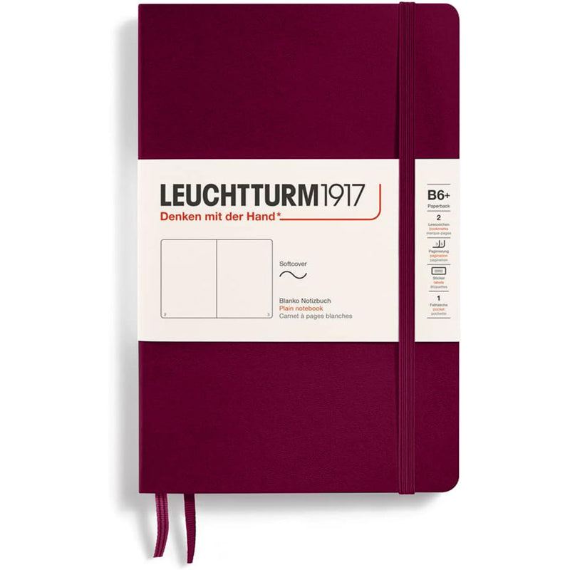 Leuchtturm SC Paperback Plain B6+ Notebook123pg