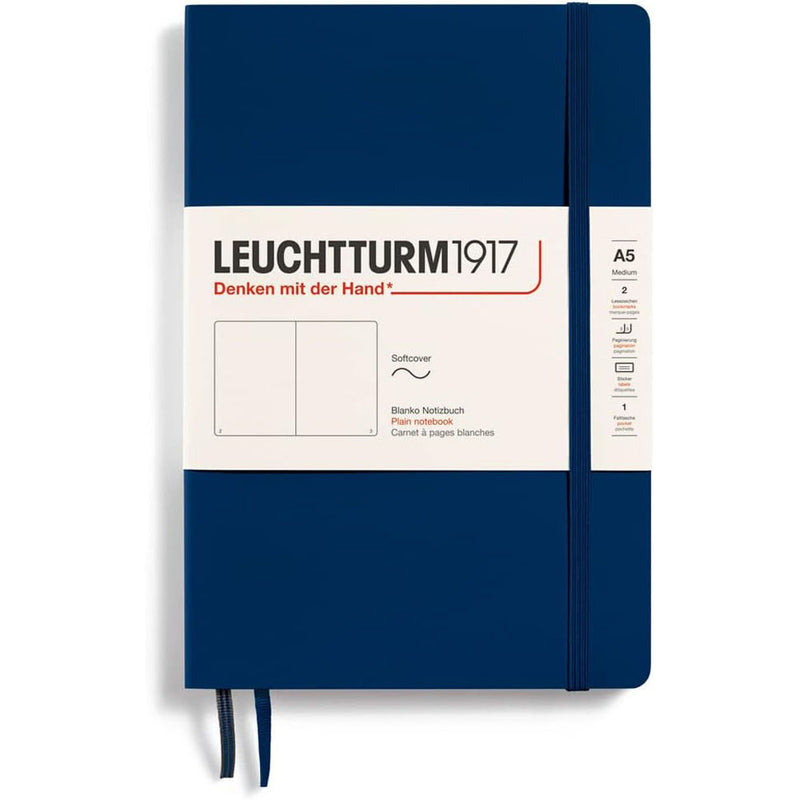 Leuchtturm Softcover Plain Notebook A5