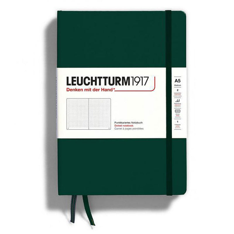 Leuchtturm Hardcover Dotted Notebook A5 (Green)