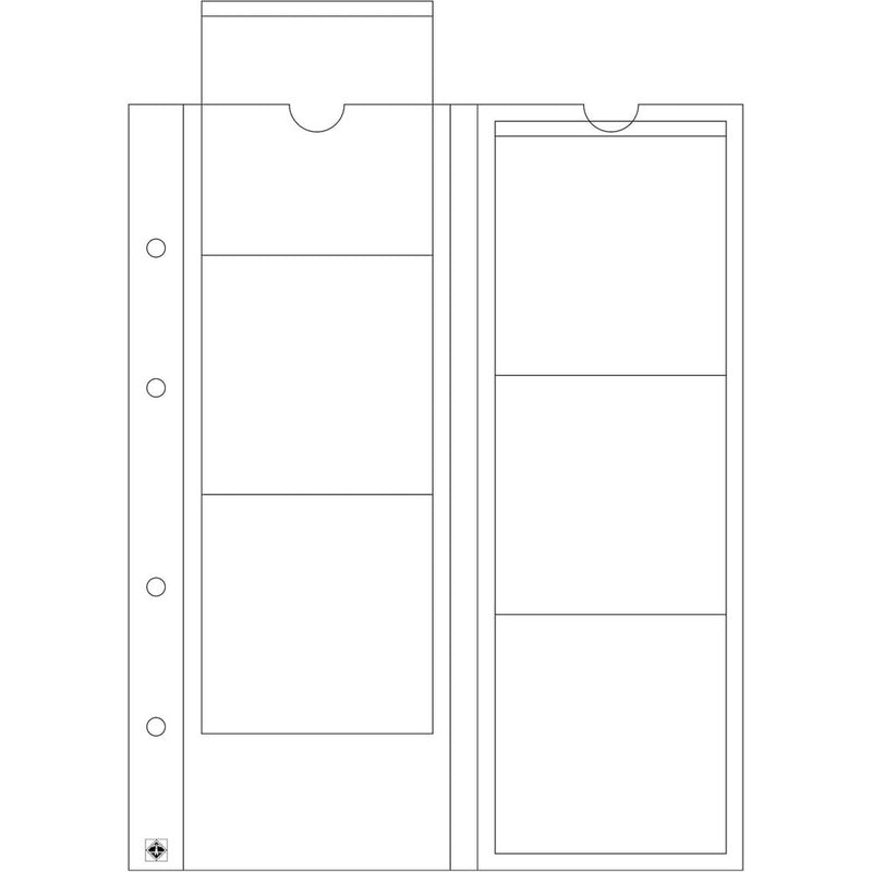 Leuchtturm Optima Coin Sheets 5pk (Clear)