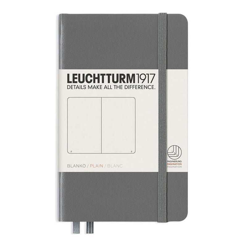 Leuchtturm Hardcover Plain Notebook A6