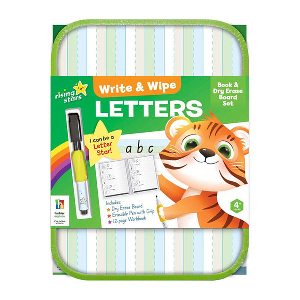 Rising Stars Write and Wipe Alphabet Fun Kit