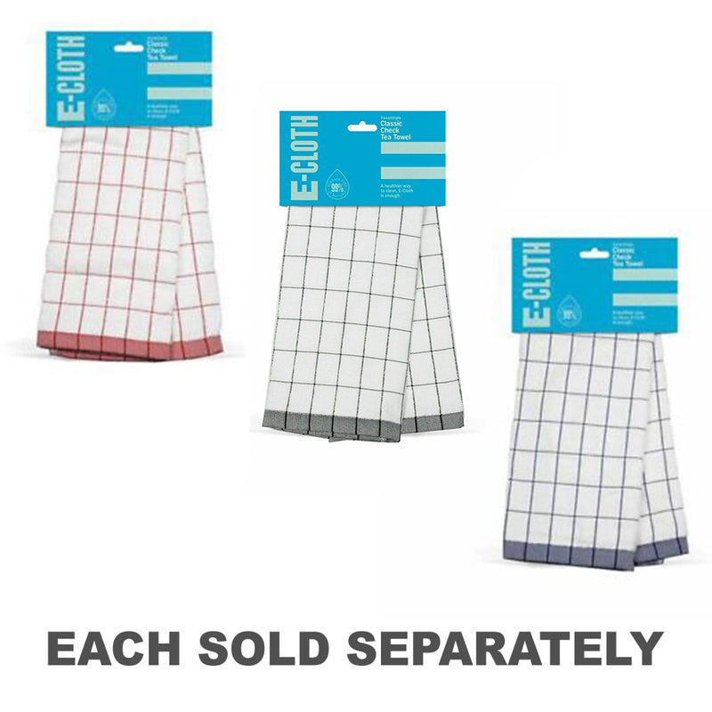 E-Cloth Classic Check Tea Towel