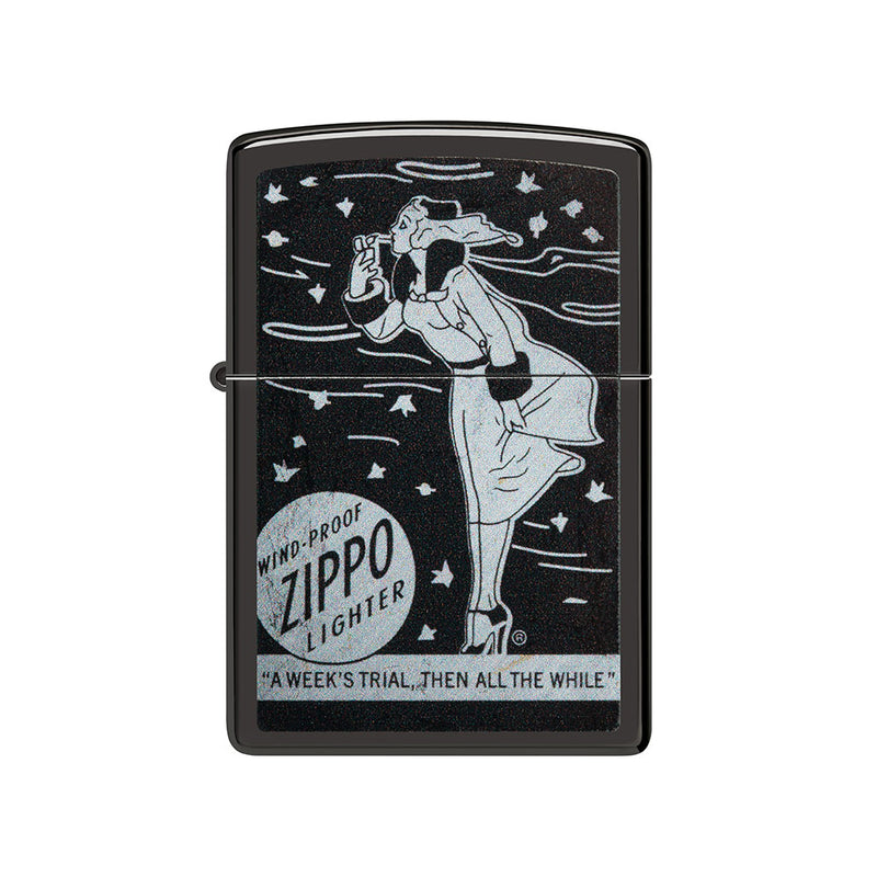 Zippo Zippo Design Sort vindtæt lysere