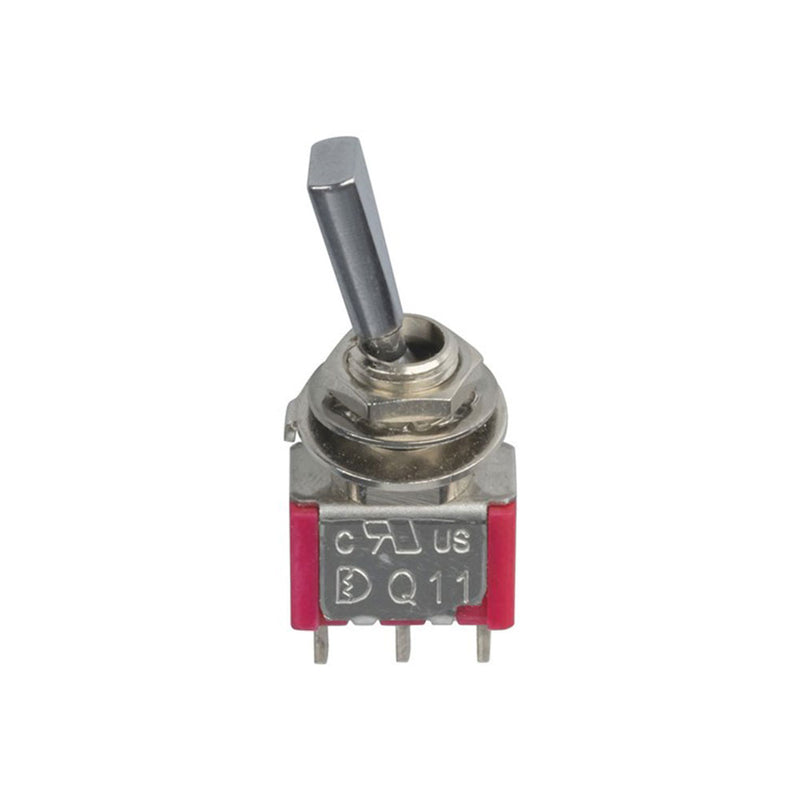 Flatened Actuator Mini Toggle Switch