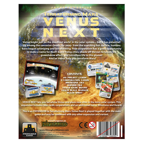 Terraforming Mars Venus Next Board Game