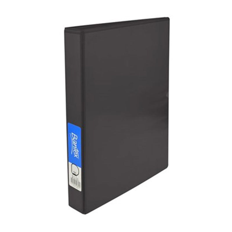 Bantex A4 4D-Ring Insert Binder 25mm (Black)