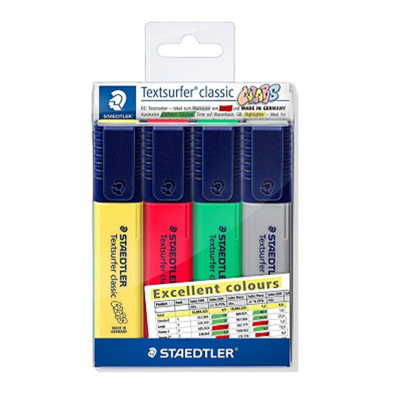 Staedtler TextSurfer Classic Mighters 4PCS