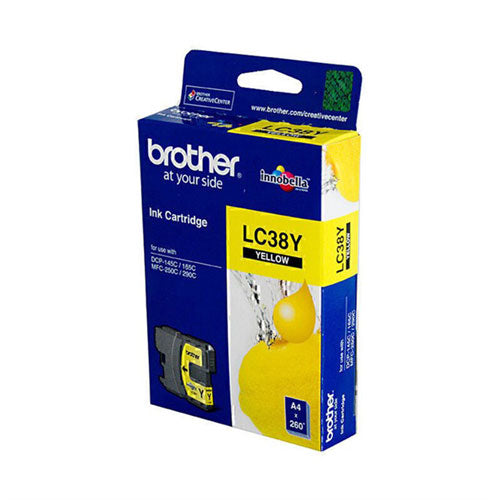 Brother Inkjet LC38 Cartridge (Yellow)