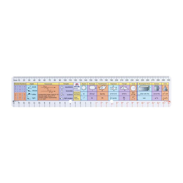 Mathomat Flexible Mathematics Ruler (60x310mm)