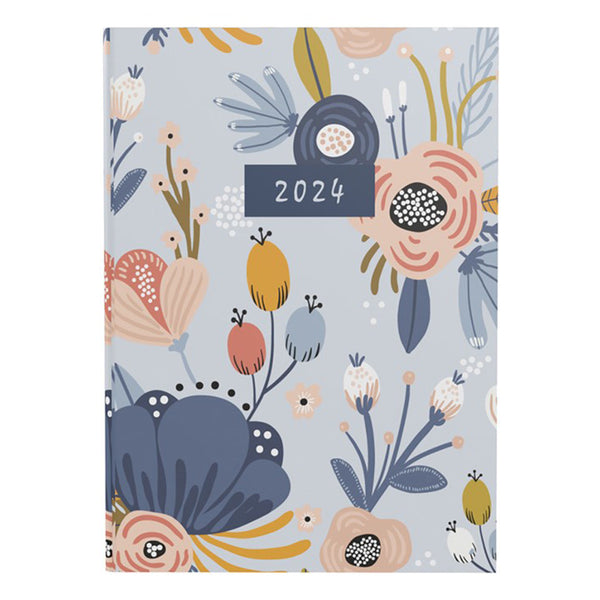 Collins Debden Enchanted A7 WTV 2024 Diary (Light Blue)