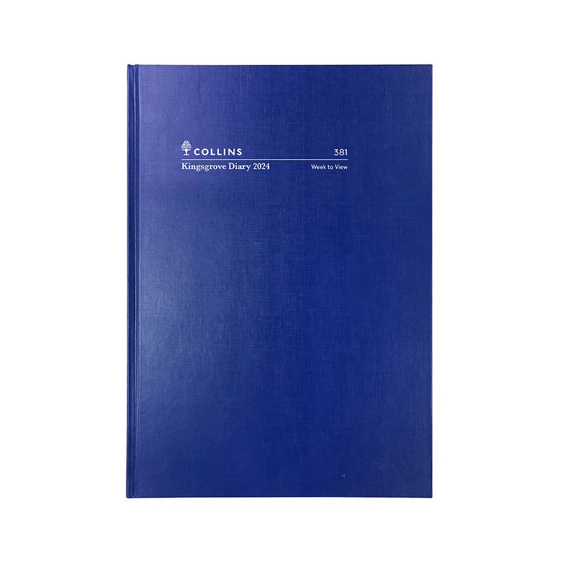 Collins Debden Kingsgrove A5 2024 Diary (Blue)