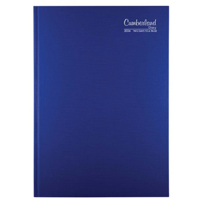 Cumberland Premium Casebound A5 2024 Diary (Blue)