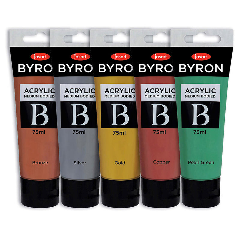 Jasart Byron Acrylic Paint 75mL (Set of 5)