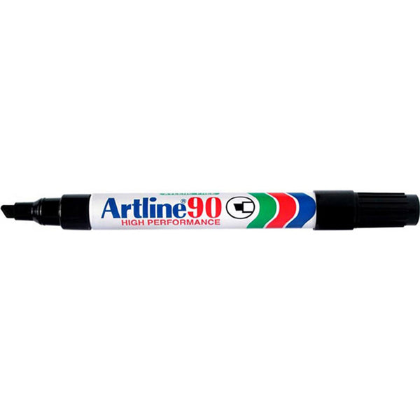 Artline 90 5mm Chisel Nib Permanent Marker (Black)