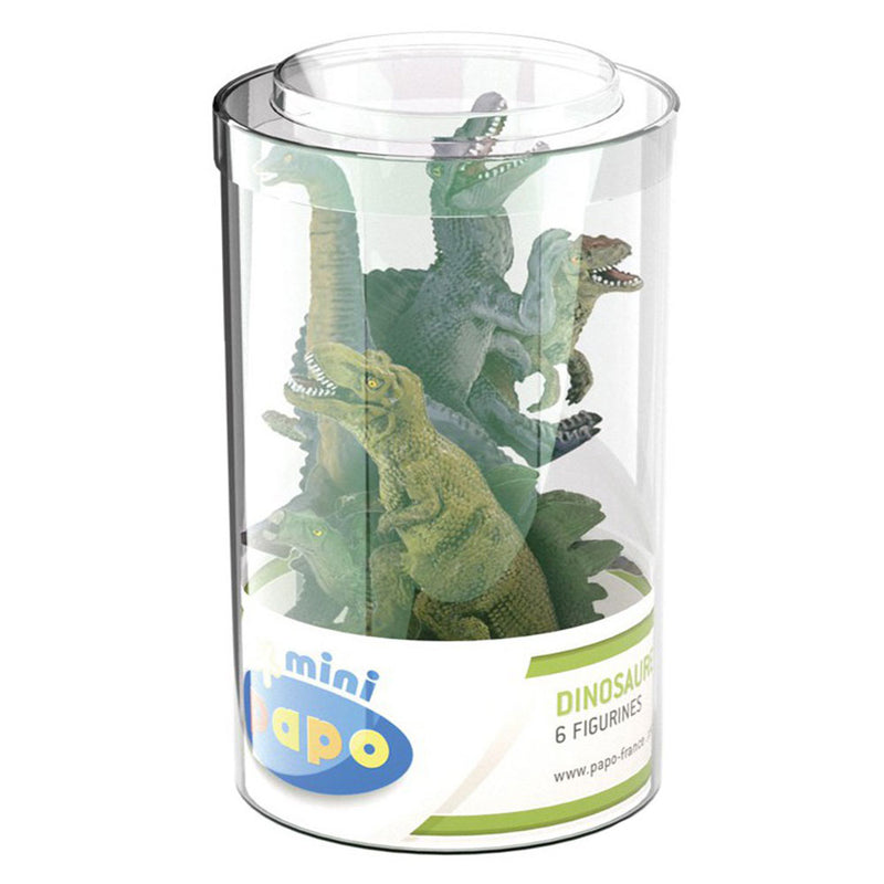 Papo mini plus dinosaur figurer 6 stk