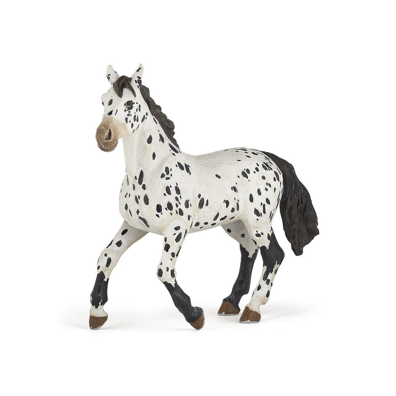 Papo schwarze Appaloosa -Figur