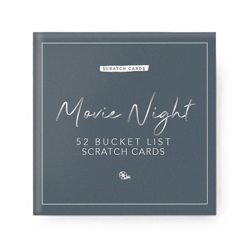 Movie Night Bucket List Scratch Cards