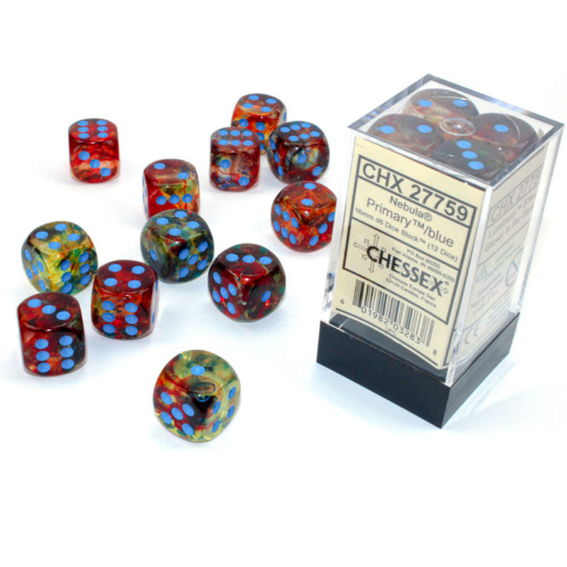 Nebula Chessex 16mm D6 terningblok