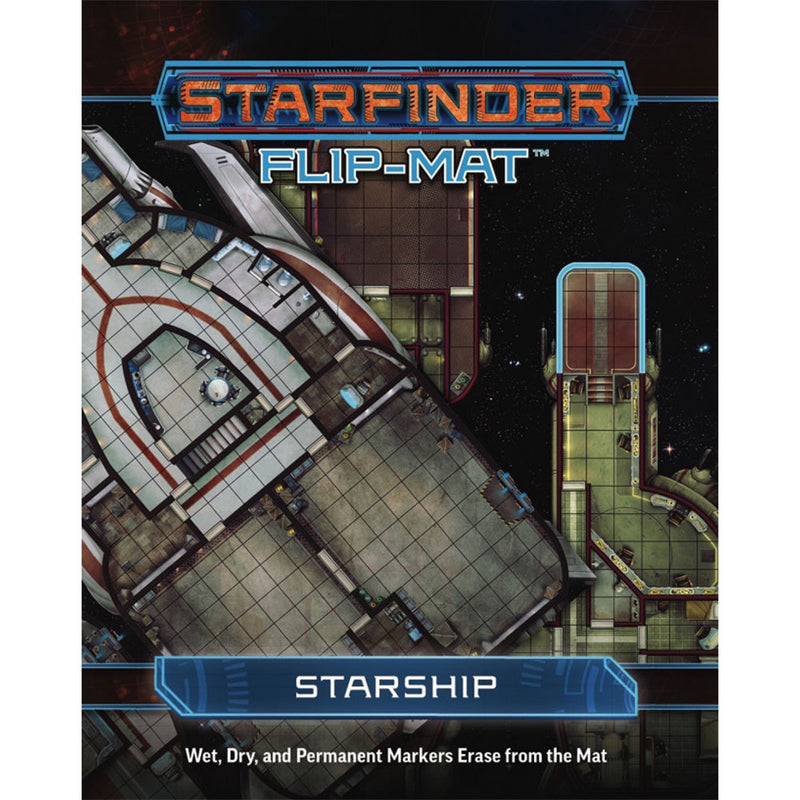 Starfinder-rollespil flip-mat