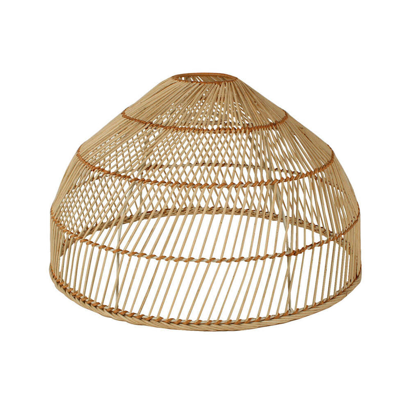 Elisha Rattan Lamp Shade Metal Frame