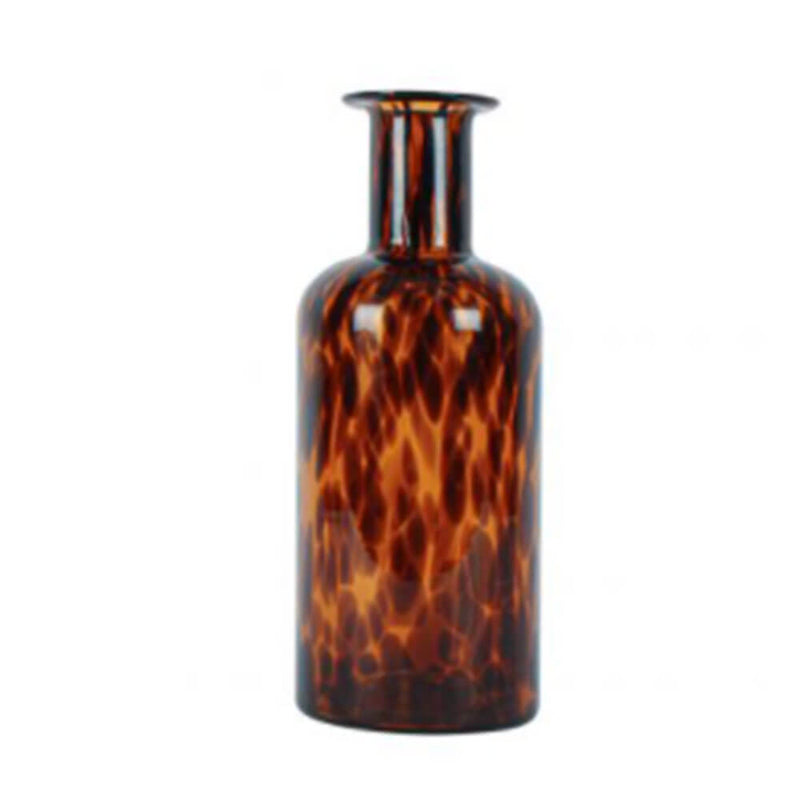 Easton Bernstein-Vase mit Leopardenmuster