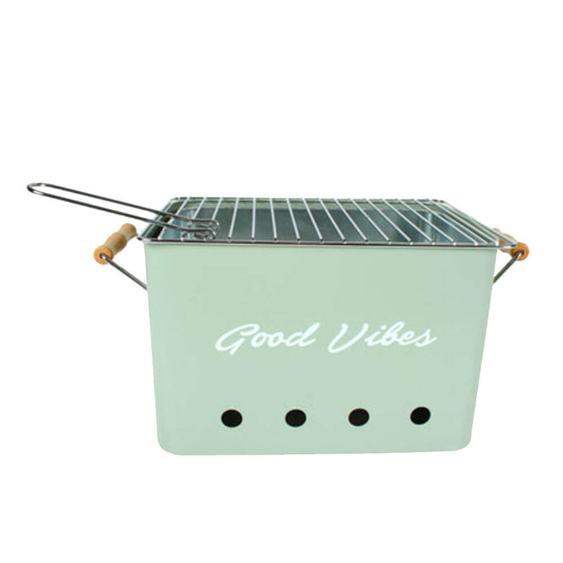  Hamptons tragbarer Holzkohle-Strandgrill (43 x 22 x 22 cm)