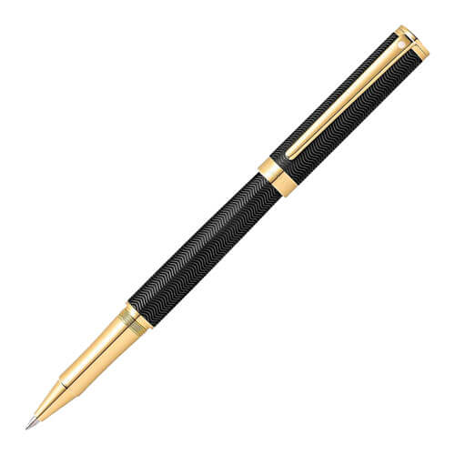 Intensity Engraved Rollerball Pen w/ Black Trim