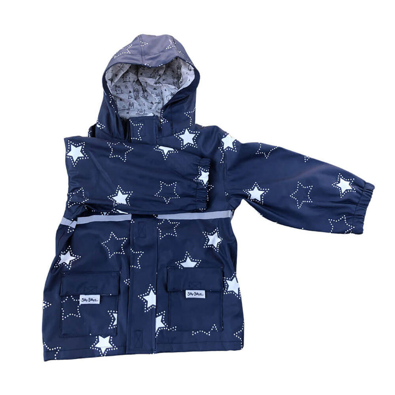 Silly Billyz Waterproof Star Print Jacket