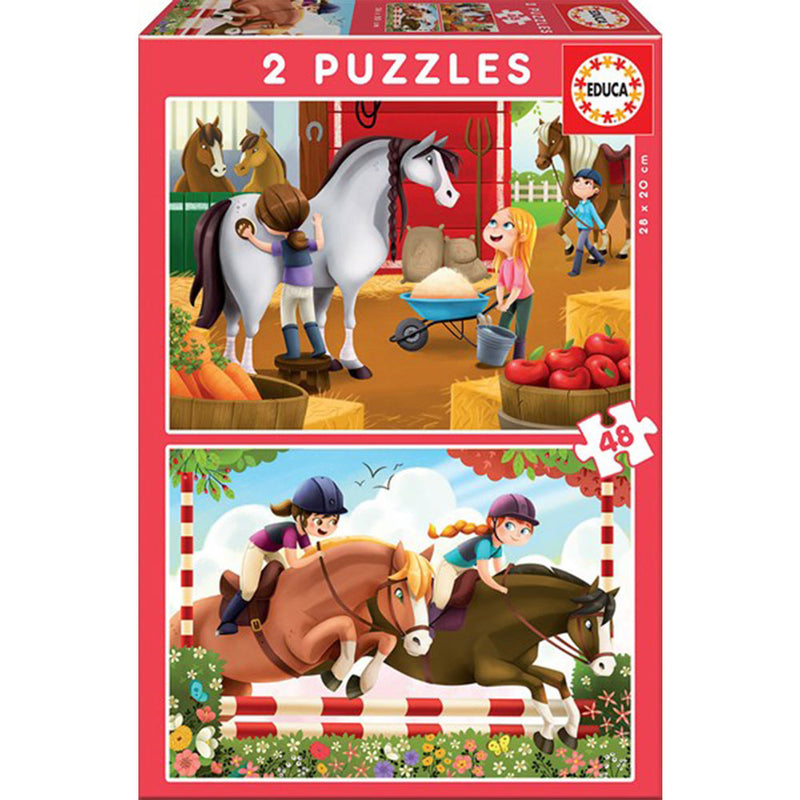 Educa Puzzle Collection 2 sæt med 48stk