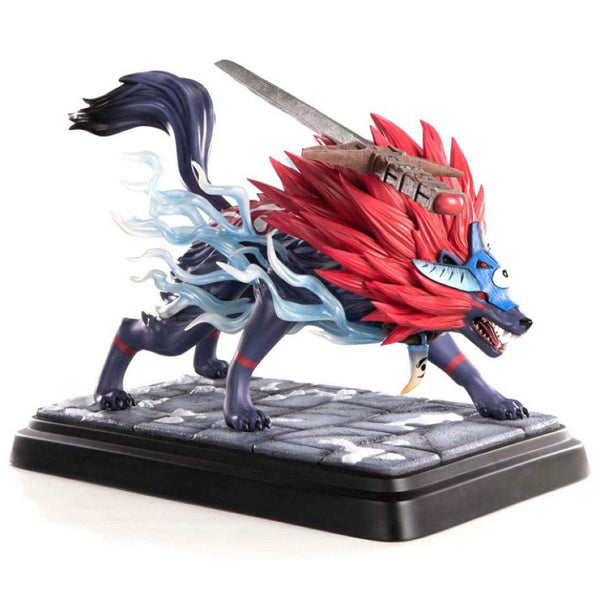 Okami Oki Wolf Form Statue