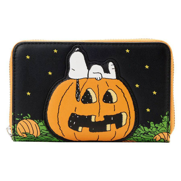 Peanuts Great Pumpkin Snoopy Doghouse Zip Purse