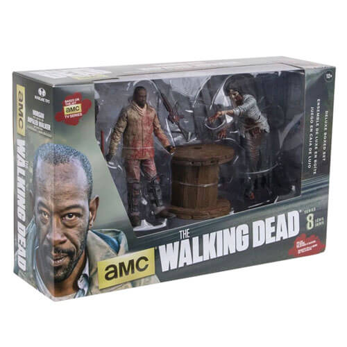 Walking Dead 7" Morgan Impaled Walker & Spike Trap Fig Set