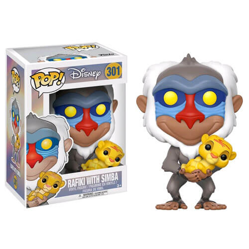 The Lion King Rafiki with Simba Pop! Vinyl