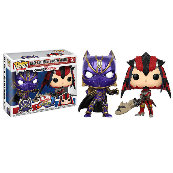 Marvel v Capcom Inf Black Panther & Monster Hunter Pop 2Pk 1