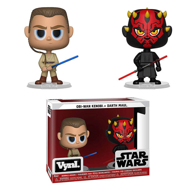 Star Wars Darth Maul & Obi Wan Vynl.