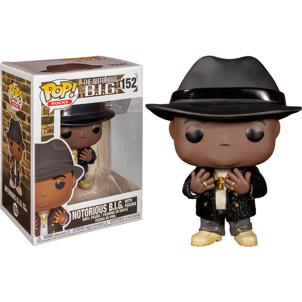 Notorious BIG Notorious BIG Black Suit Fedora Pop! Vinyl