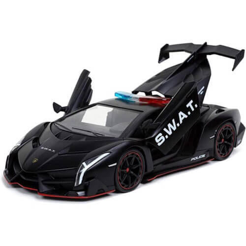 Hyperspec 2017 Lamborghini Veneno Black 1:24 Scale