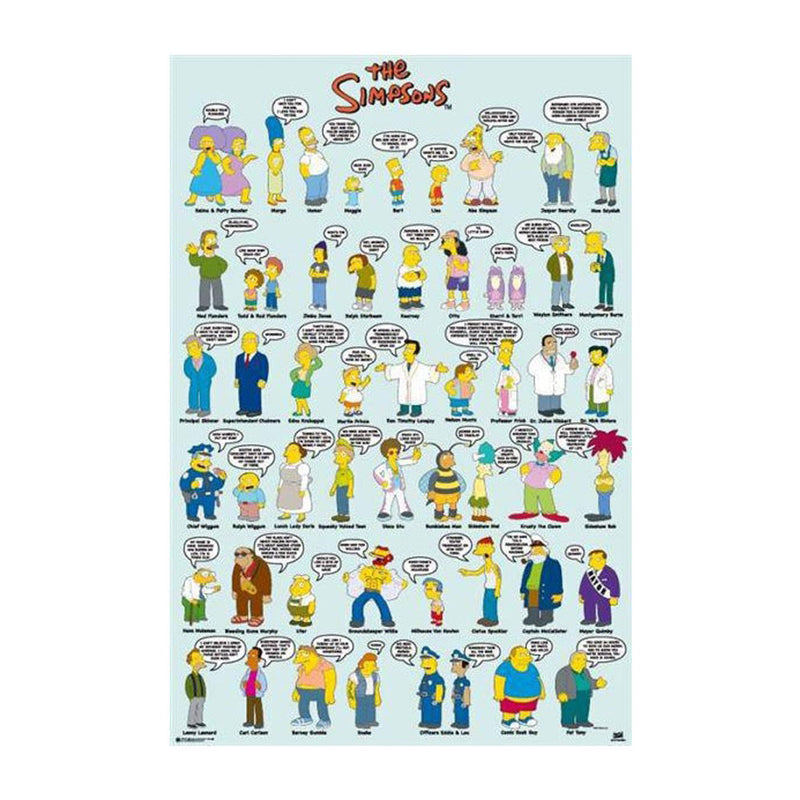 Simpsons plakat