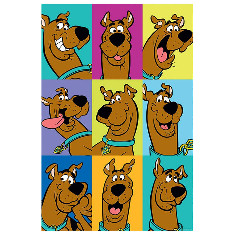 Scooby Doo Many Faces Poster