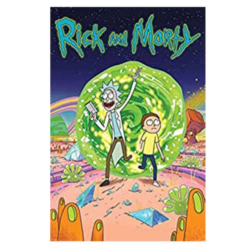 Impact Rick og Morty plakat (61x91,5 cm)