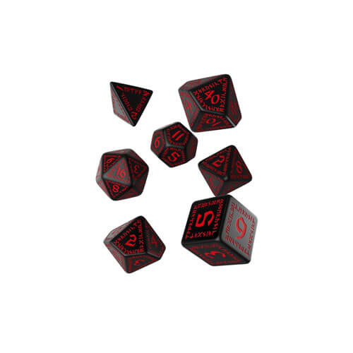 Q Workshop Runic Dice Set of 7